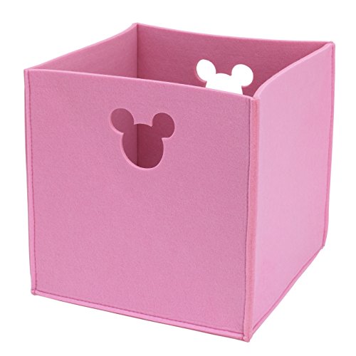 Disney Felt Die Cut Coș De Depozitare, Roz, Minnie Mouse