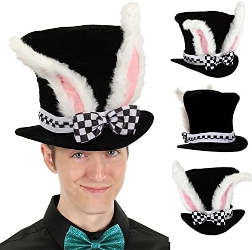 Aliyacos Bunny Ear Top Hat Bunny Hat, Easter Party Decoration Costum De Crăciun Party Supplies Masquerade Decoration Hat