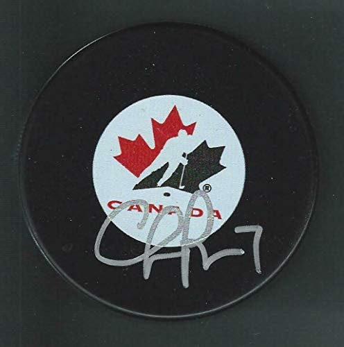 Cherie Piper a semnat cu Echipa Canada Hockey Puck-autografe NHL Pucks