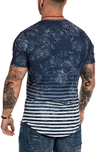 NEARTIME Mens musculare antrenament tricou vara Slim Gym Fit Patchwork maneca scurta bumbac Tee culturism atletic Top