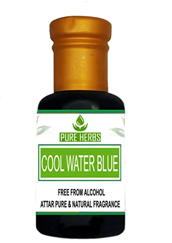 Ierburi Pure apă rece albastru ATTAR fără alcool pentru unisex, potrivit pentru ocazie ,petreceri & amp; utilizări zilnice