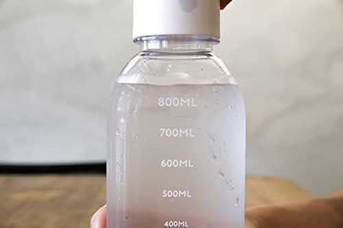 Wemug Waterbottle 33.8 Oz Sticlă de sport simplă modernă, fără BPA, rezistență la scurgere, plastic durabil, ultra lumină,