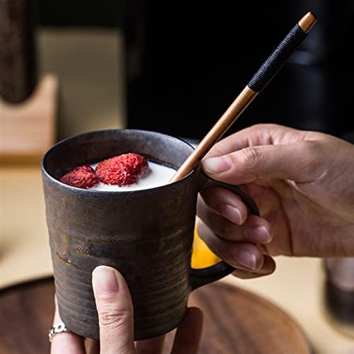 10pcs lingurițe din lemn linguri de ceai din lemn lung linguri de cafea în stil japoneză lingură de lemn pentru miere desert