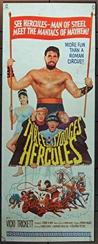 The Three Stooges Meet Hercules Original Insert Poster