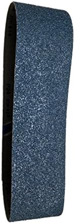 Sungold Abrazives 67944 Pânză de zirconia albastră 120 BELTS DE ȘDERSARE GRIT, 2 pachet, 6 x 89