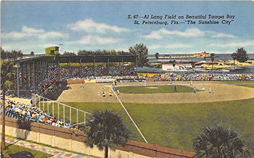 Al Lang Field St Petersburg, Florida, FL, SUA Old Vintage Postcard Card poștal