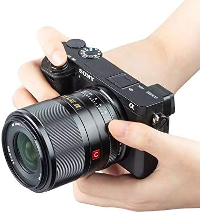 Viltrox 23mm F1. 4 obiectiv de focalizare automată APS-C Obiectiv cu Diafragmă Mare pentru Camera Sony E Mount Negru A6500