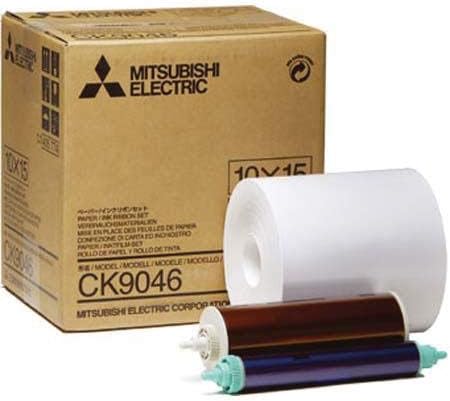 Mitsubishi Electric CK-9046. Hârtie și panglică kit Media pentru utilizare cu imprimanta Mitsubishi CP-9550DW. Vine cu mostre