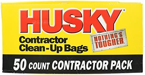 Husky 42 Galon Contractor Curat-Up 3-Mil Saci De Gunoi