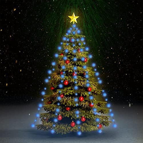 Vidaxl Christmas Tree Lights cu 150 LED -uri IP44 Decorare de Xmas Lumină Lumina de vacanță Petrecere de nuntă Acasă în aer