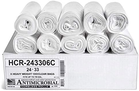 Aluf Plastics saci de gunoi de 12-16 galoane-sursă de reducere a valorii seriei de înaltă densitate 6 microni ecartament-destinat