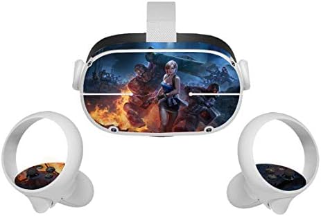DuythAibroshop The Horror Zombie Video Game Oculus Quest 2 Skin VR 2 Skins Cipete și controlere Accesorii de decal protector