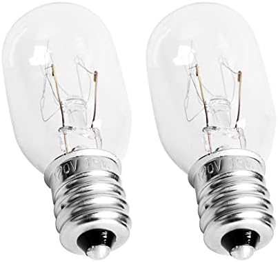 UP2WIN Fulburi de uscare pentru GE - Repalce We05x20431 WE4M305, E12 120V 15W Lampa becului se potrivește pentru tamburul uscător
