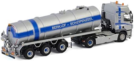 Pentru DAF CF Space Cab My2017 Tanktrailer pentru Berkhof B.V. 01-3011 1/50 DIECAST Model Mașină Camion finit