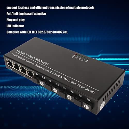 Comutator Ethernet Topincn, comutator de fibre SFP fără pierderi 8 porturi pentru rețea