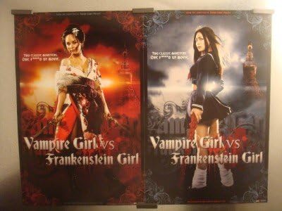 Vampire Girl vs Frakenstein Girl D/S 11x17 Poster Film SDCC Comic Con Origin ...