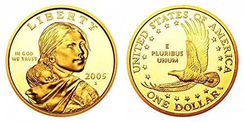 2005 S Sacagawea Native American Dovadă SUA Coin DCAM Gem Dollar Modern 1 $ 1 $ DCAM DCAM SUA MINT