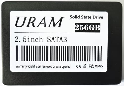 URAM SSD 256GB 3D NAND SATA III 2.5 unitate SSD internă pentru Laptop Desktop / PC