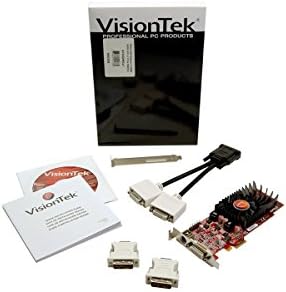 VisionTek Radeon 4350 SFF DMS59 512MB DDR2 PCIE X1 Graphics Card - 900308