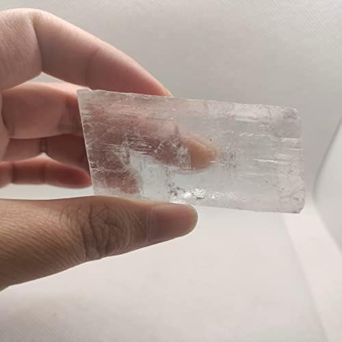 80g-120g calcit optic Islanda Spar mineral vindecare pietre brute cristale de rocă brută pentru rostogolire , Cabbing-Bulk