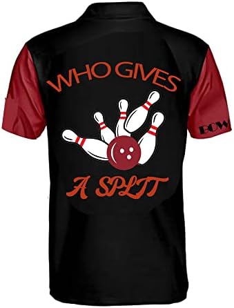 Cămașă personalizată de bowling american Nume personalizat Bowling, 3d tricouri mintea mea în bowling the jgheab, cămăși bowling
