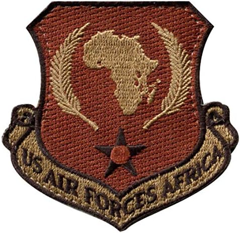 Forțele aeriene ale Forțelor Aeriene USAF în Africa comandă USAFROM OCP Patch Spice Brown cu un dispozitiv de fixare a cârligului