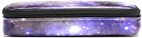 Geantă cosmetică tbouobt pentru femei, pungi de machiaj Cadou de călătorie de toaletă, Univers Nebula Purple Galaxy Space
