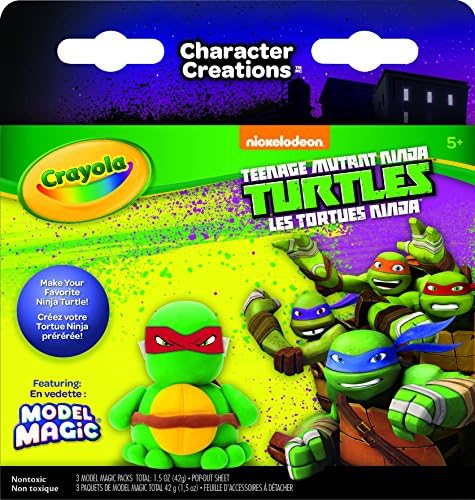 Crayola Teenage Mutant Ninja Turtles Model Magic Character Creations Art Kit