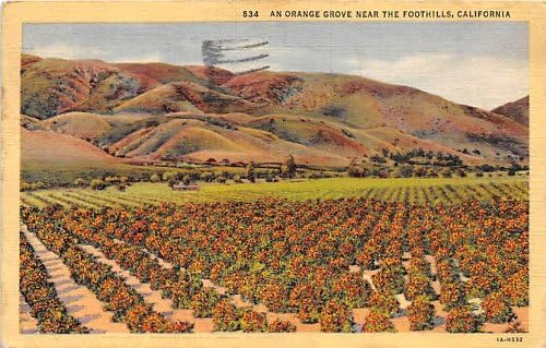 Foothills, carte poștală din California