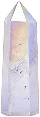 ERTIUJG HUSONG319 1 buc cristal Natural Aura clar cuarț vindecare piatră meditație Reiki obelisc cuarț punct turn pentru decorațiuni