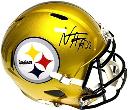 Najee Harris Steelers full Size Flash Steelers cască fanatici hologramă COA-căști NFL cu autograf