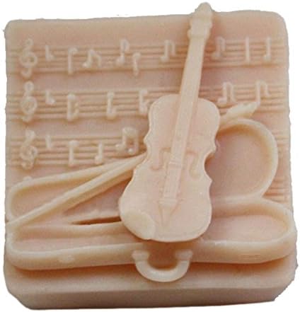 Mucegai de săpun muzical handmade artizanat de argilă de silicon instrument de coacere de ciocolată