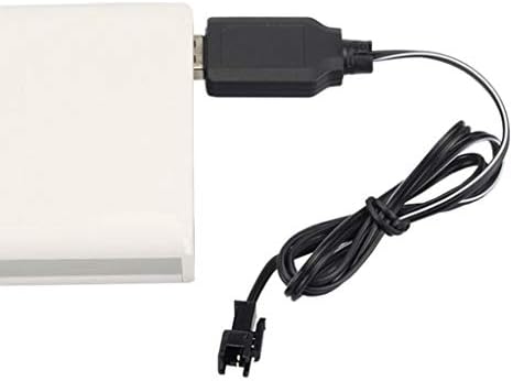 Cablu de încărcare USB Tebatu, Ni-CD NI-MH Baterii pachet pentru adaptor de priză SM 7.2V 250mA Ieșire