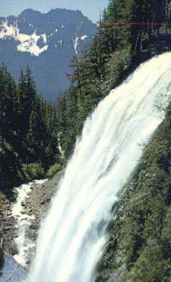 Narada Falls, carte poștală din Washington