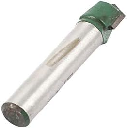Nou Lon0167 1/4 Drill cu gaură cu 3/8 Tăiere eficacitate fiabilă Dia Metal v Grooving Router Bit Silver Ton Green
