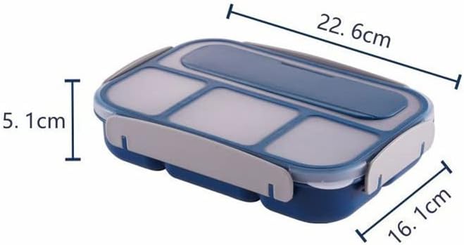 GPPZM Cutie de prânz Bento Box Prânz pentru adulți 4 compartiment Bento Bento Lunch Box pentru vase