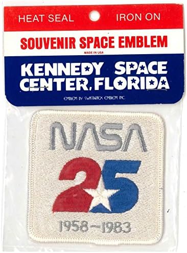 Patch 4 inch NASA 25 ani aniversare-1983 vintage NASA Kennedy Space Center