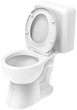 Scaun de toaletă Amashen alb Plasitc moale Capacul toaletei