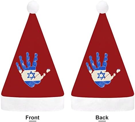 Israel Flag Palm Pălărie De Crăciun Personalizate Santa Hat Funny Xmas Decoratiuni