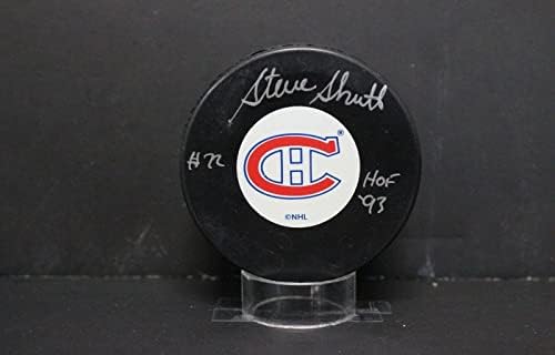 Steve Shutt a semnat oficial Canadiens Puck autograf PSA / DNA AL88771-autograf NHL pucuri