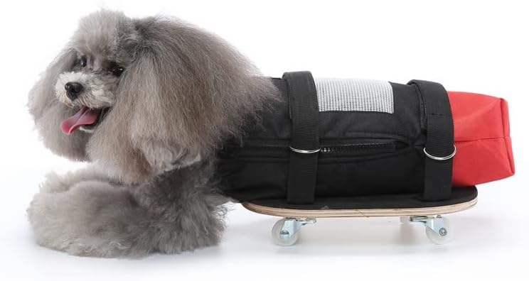 Scaun cu rotile pentru câini de interior Eledume alternativă pentru animale de companie paralizate, Geantă de tracțiune pentru