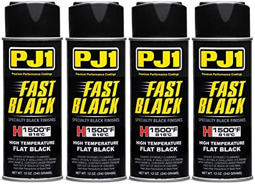 PJ1 16-HIT-4PK PLAT PLATĂ BLACK HI-TEMP Vopsea spray, 44 oz, 4 pachet