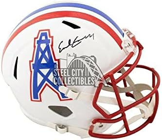 Earl Campbell autografe Oilers Speed Replica F / S casca JSA COA-autografe NFL Căști