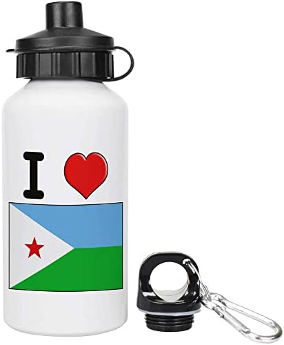 Azeeda 400ml 'I Love Djibouti' Copii Reutilizabili Reutilizabil Apă / Băuturi