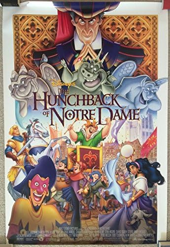 The Hunchback of Notre Dame 1996 D/S Afișatul filmului rulat 27x40