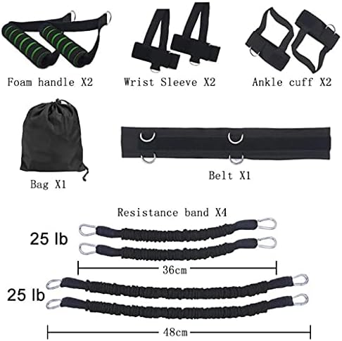 SXDS Fitness Resistance Band Set pentru box pe picioare și brațe de fitness trupa Muay Thai Home Gym Bouncing Forța Antrenament