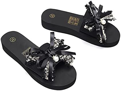 USYFAKGH platforma Slide sandale moda femei Plaja Respirabil Sandale acasă Papuci Flip-Flops pene pantofi