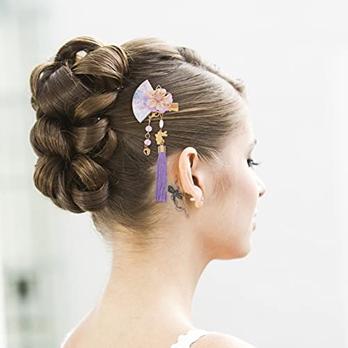 SOIMISS cu forma ac de păr accesoriu Pin stil japonez păr Japoneză-flori stil Accesorii Tesatura pentru Tsumami Clip clipuri