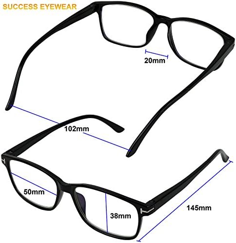 Ochelari de Computer 2 perechi Anti-orbire anti-reflexie Ochelari clasici de lectură ochelari de confort de calitate pentru