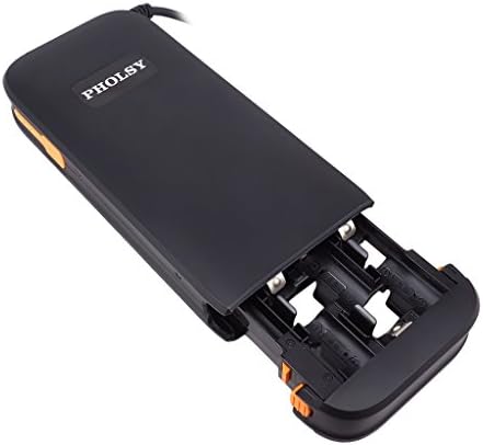 PHOLSY externe Hot-pantof Flash baterie Pack Speedlite Baterie Cutie compatibil cu Canon 600EX II-RT, 600EX-RT, 600EX, 580exii,